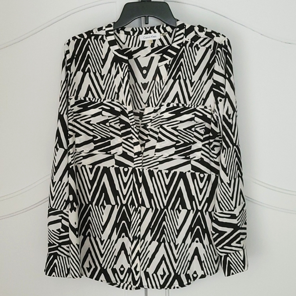 Calvin Klein Long Sleeve Blouse